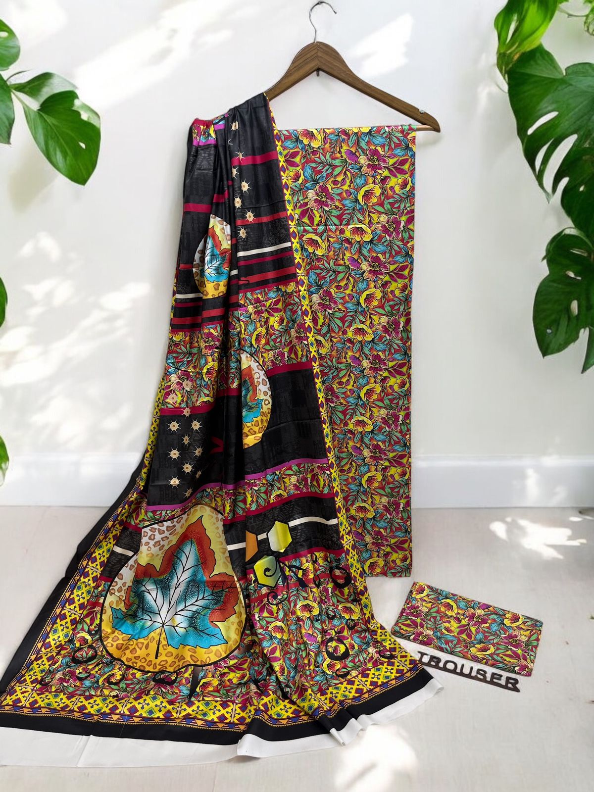 DIGITAL PRINTED | LINEN ALLOVER 3PC | WHOLESALE | SET OF 10 SUITS