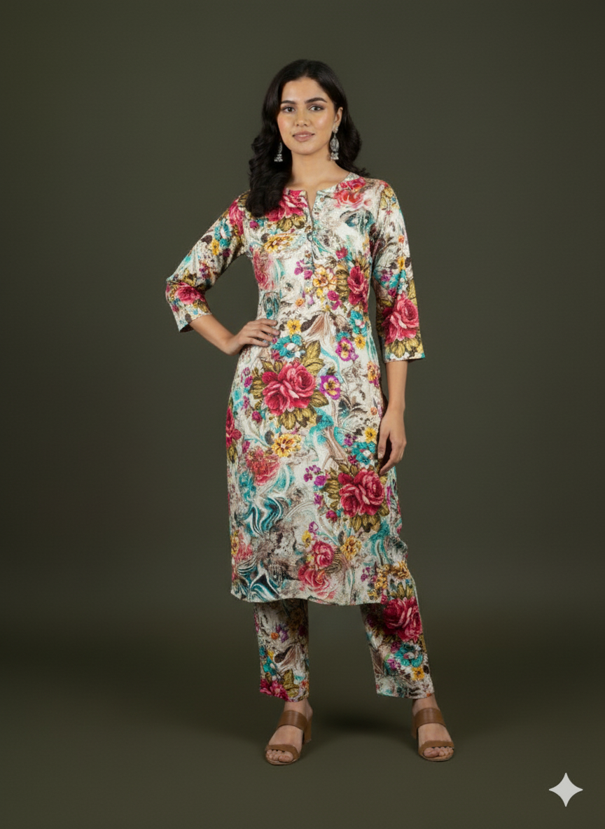 Digital Printed Khaddar 2pc