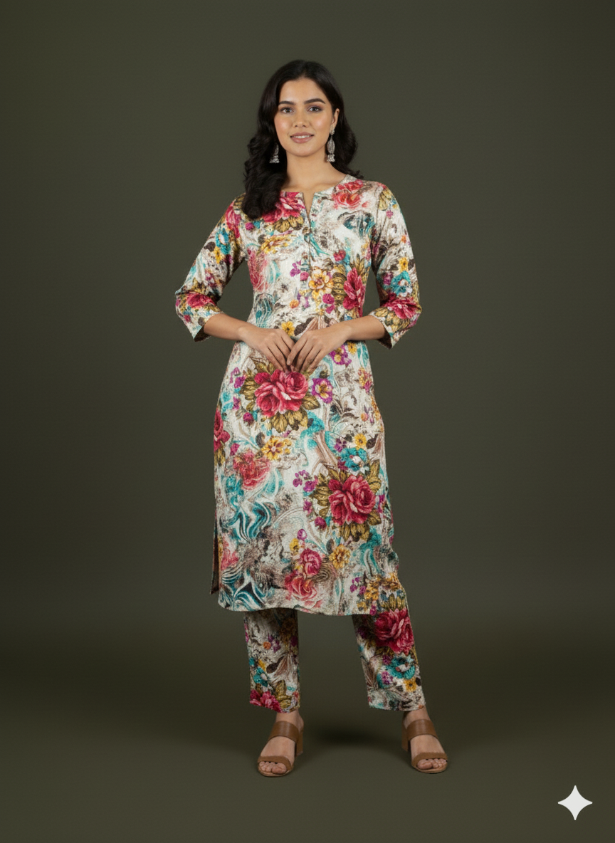 Digital Printed Khaddar 2pc