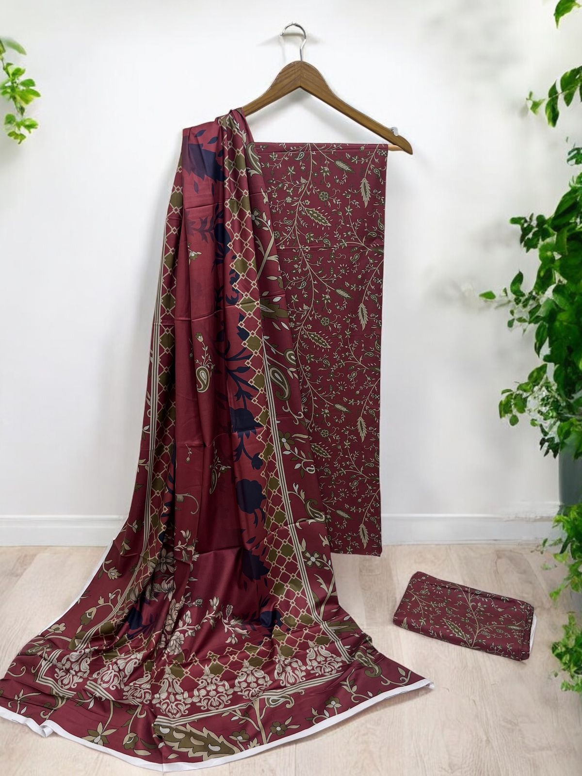 DIGITAL PRINTED | LINEN ALLOVER 3PC | WHOLESALE | SET OF 10 SUITS