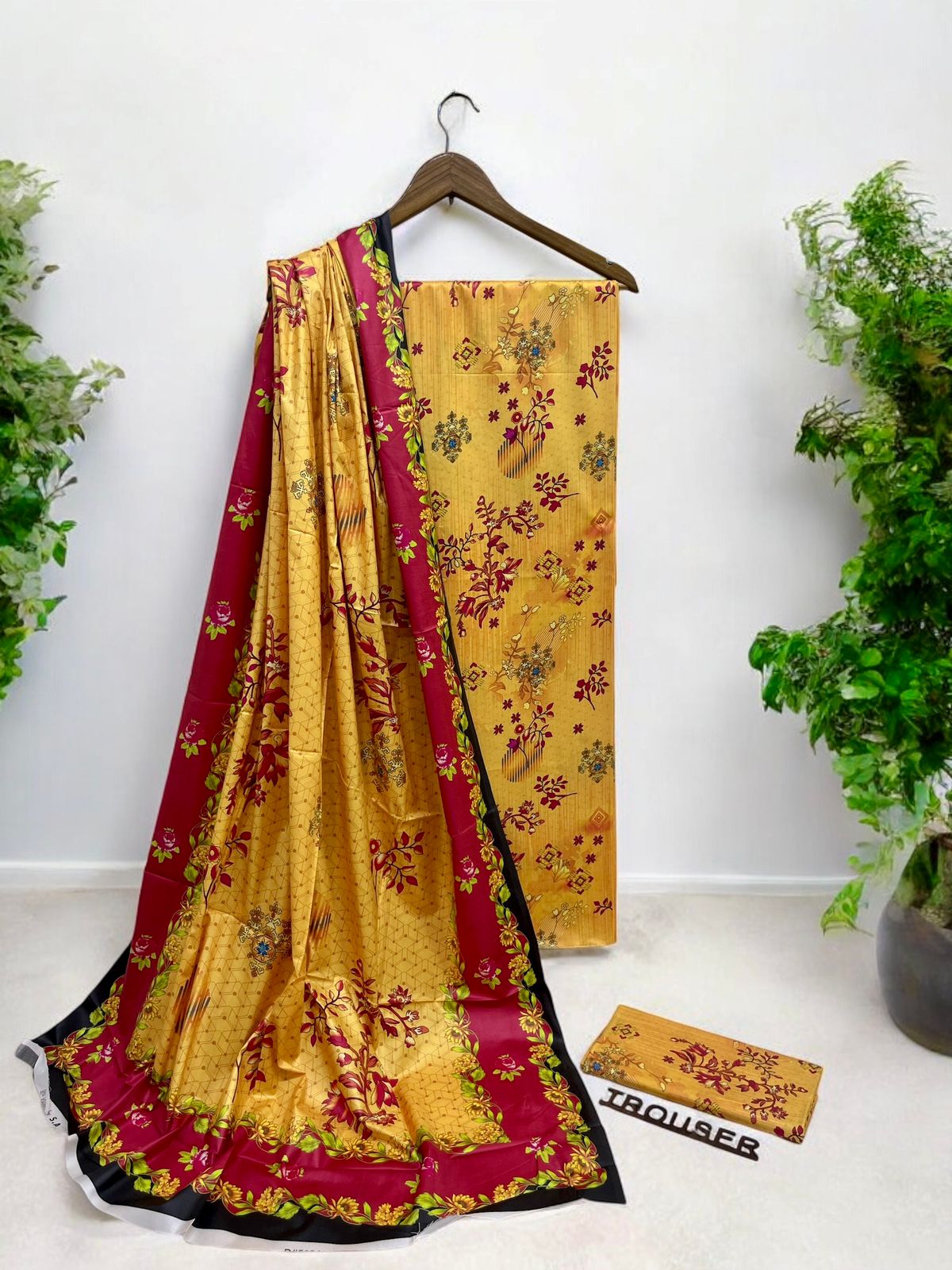 DIGITAL PRINTED | LINEN ALLOVER 3PC | WHOLESALE | SET OF 10 SUITS