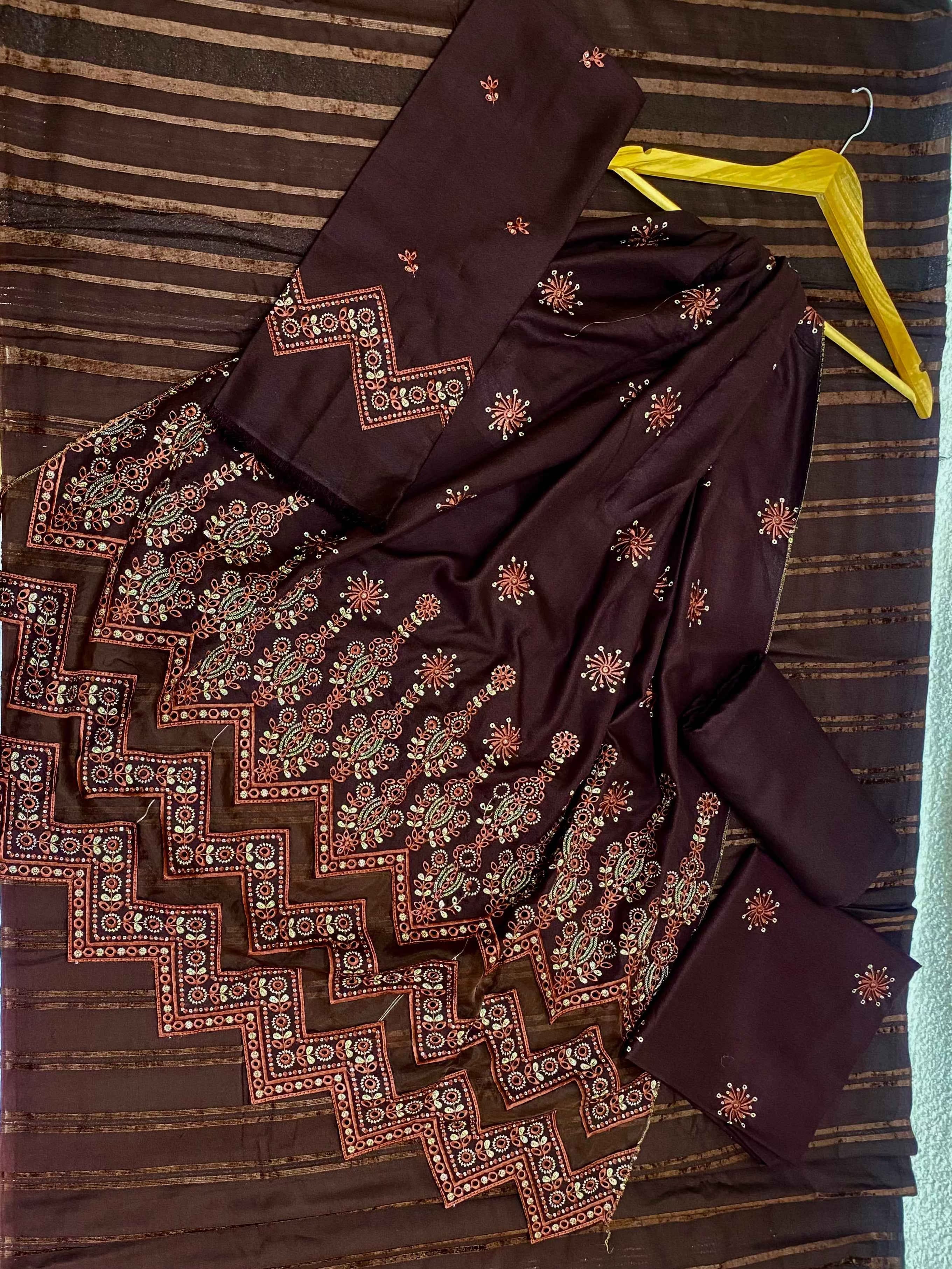 Makhmal | Luxury Embroidered | Dhanak