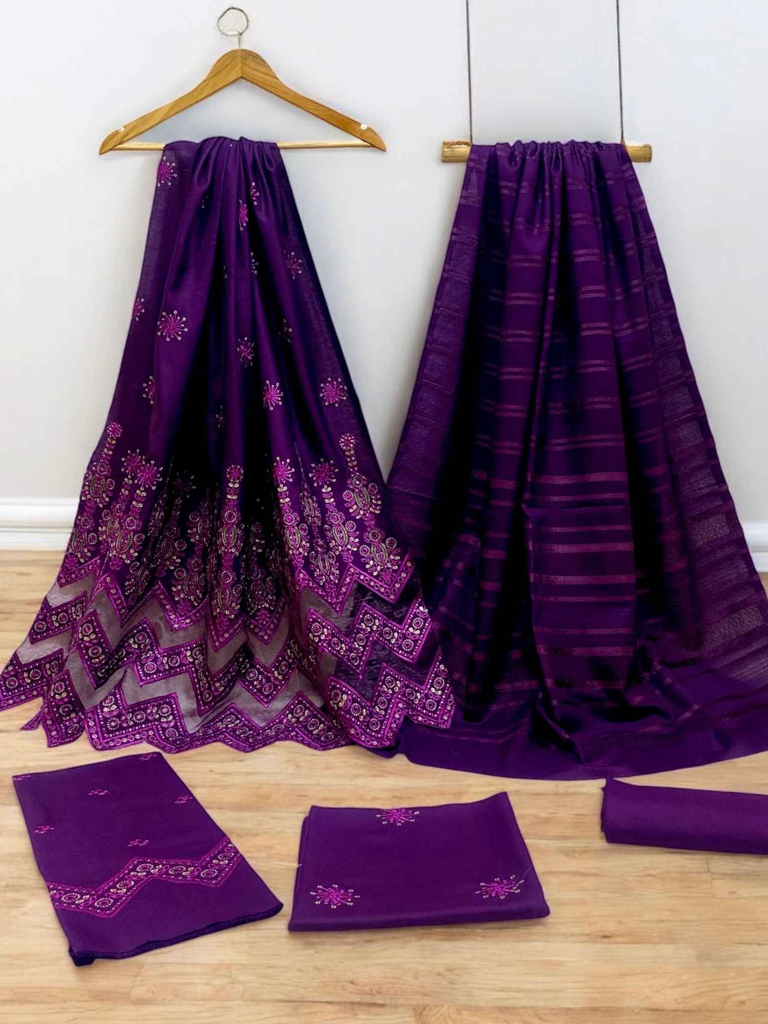 Makhmal | Luxury Embroidered | Dhanak