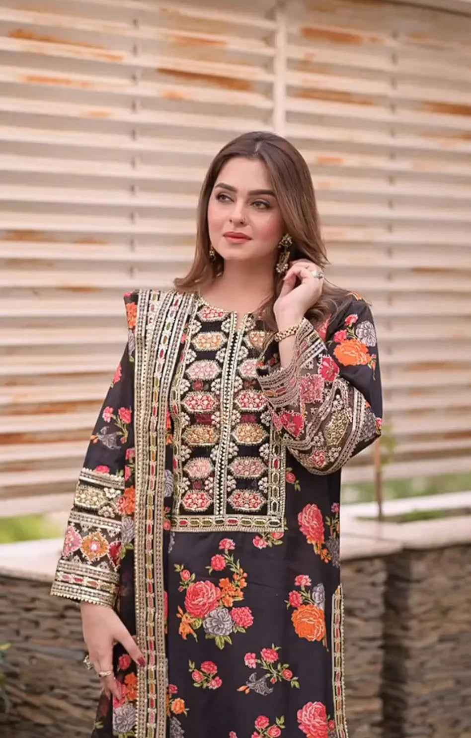 Aneelas | 3pc | Silk