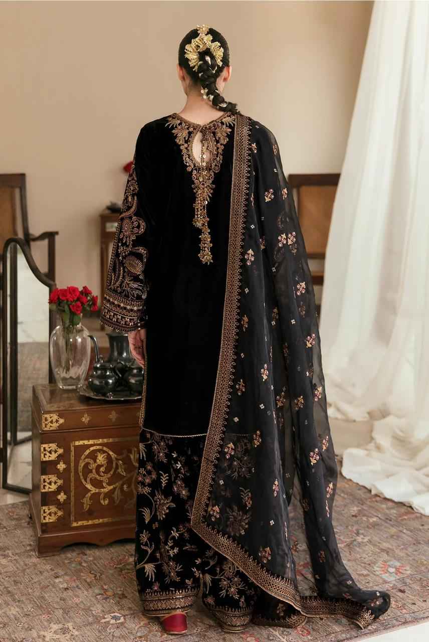 Luxury | Velvet | Embroidered | 3 pcs