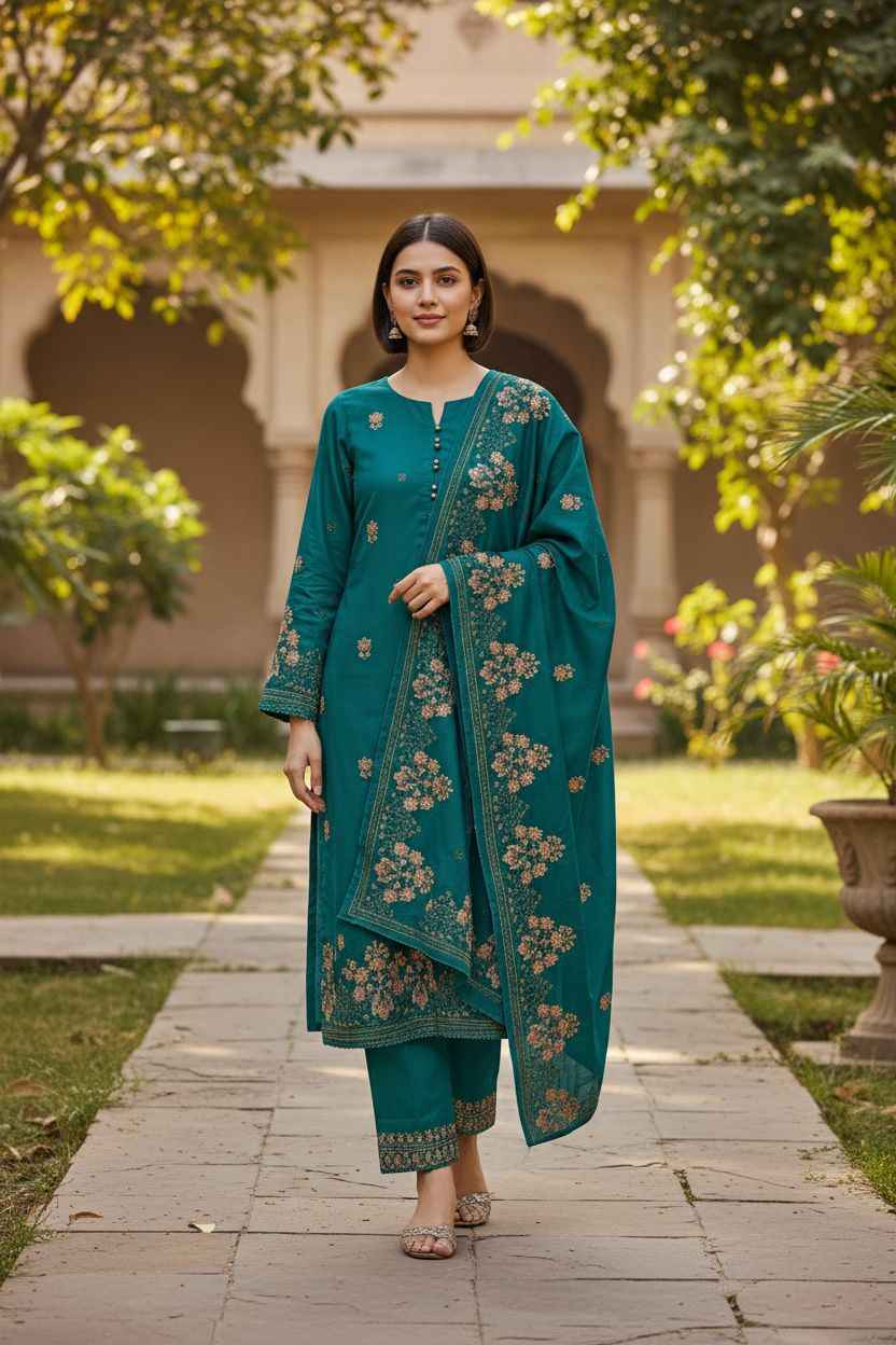 Bareeze | Embroidered | 3pc | Dhanak