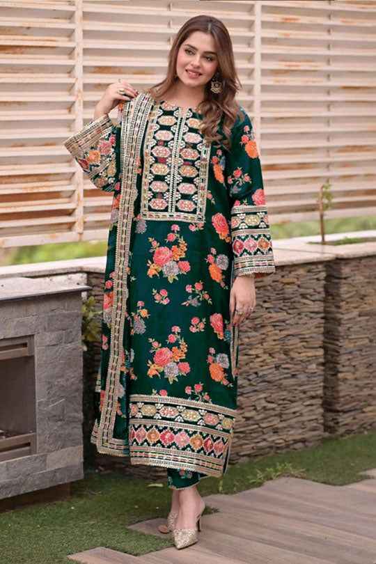 Aneelas | 3pc | Silk