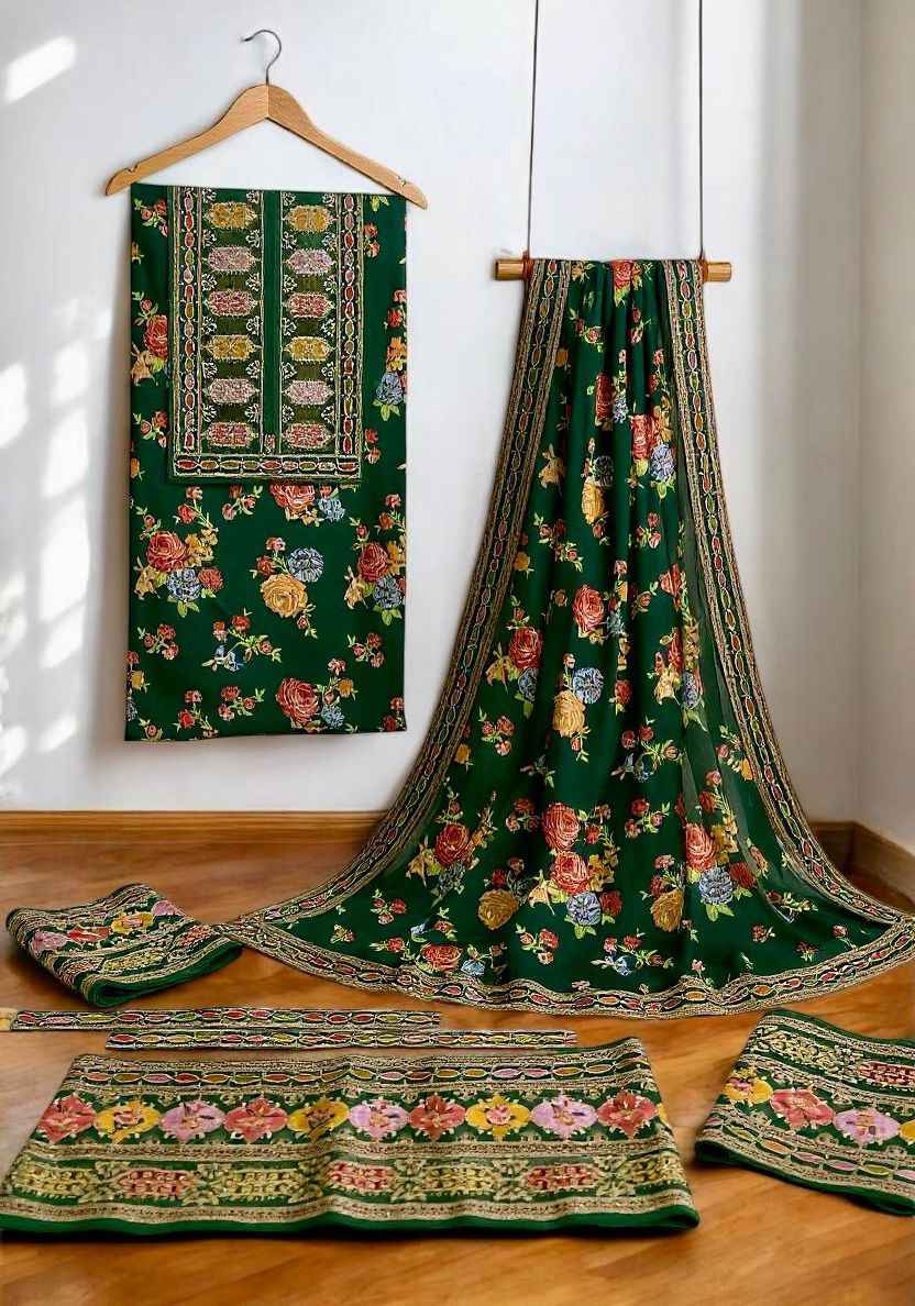 Aneelas | 3pc | Silk