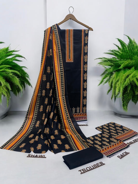 Digital Printed | Khaddar 3pc | 002