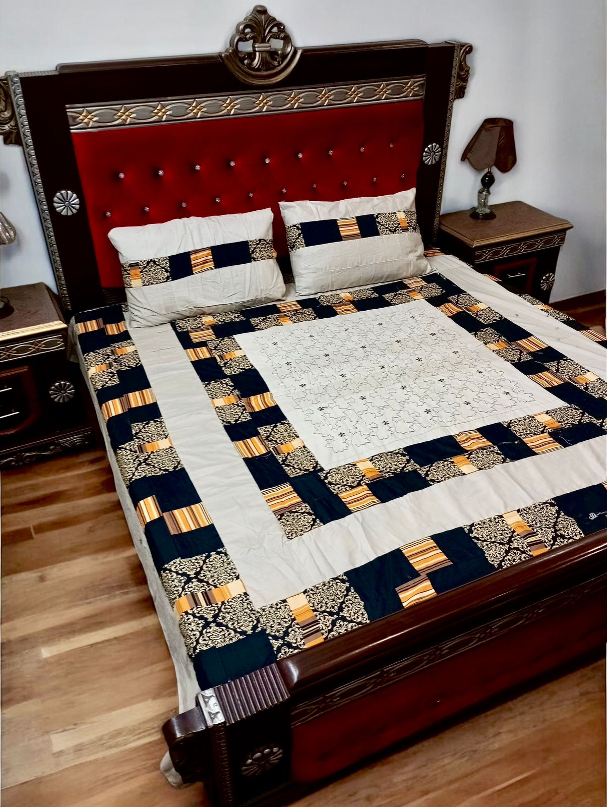 PATCHWORK 3 PCS BEDSHEET SET